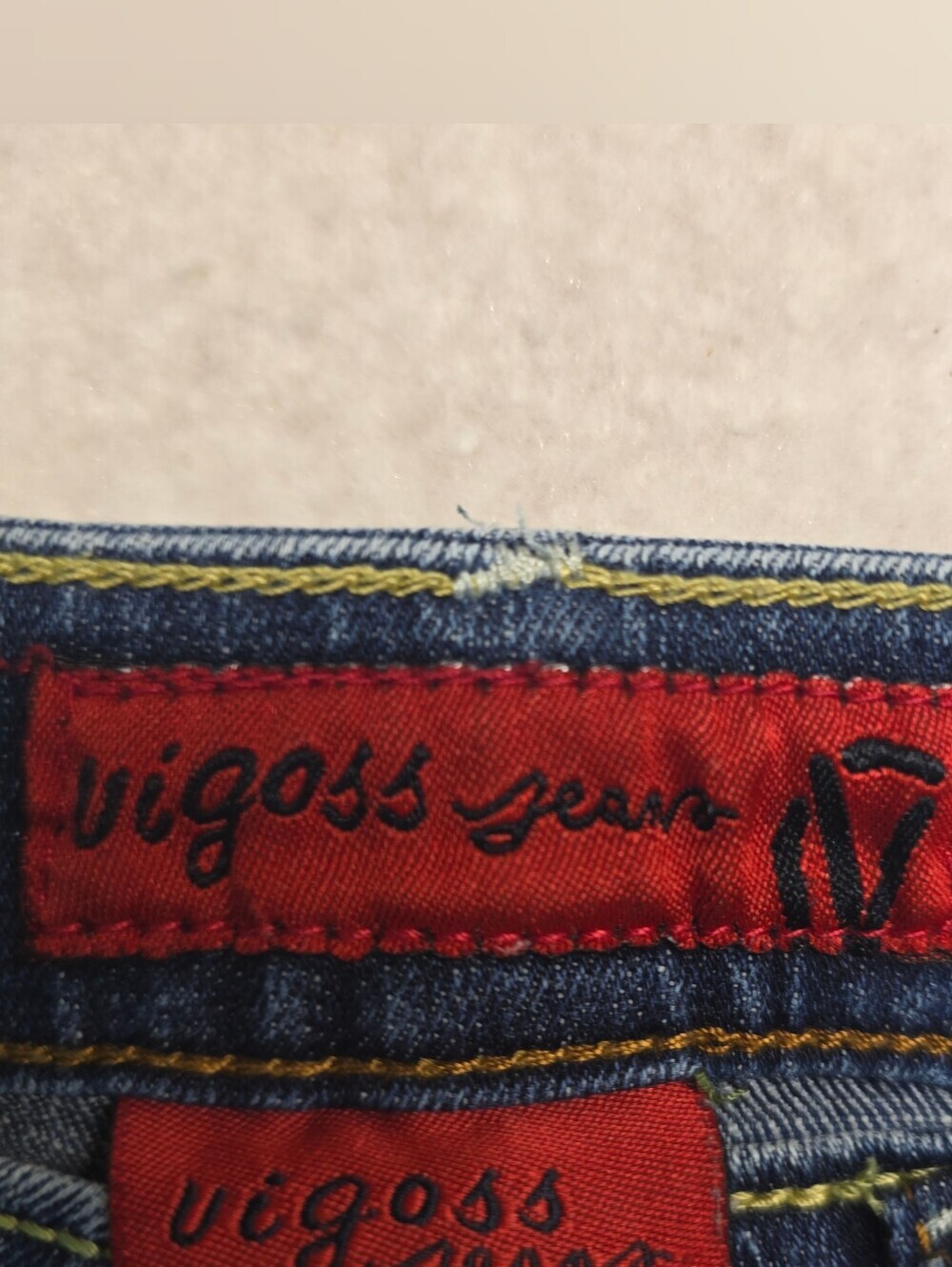 Vigoss Bootcut Low-rise Mid Wash Blingy Girls Jeans Size 12 - Picture 5 of 12
